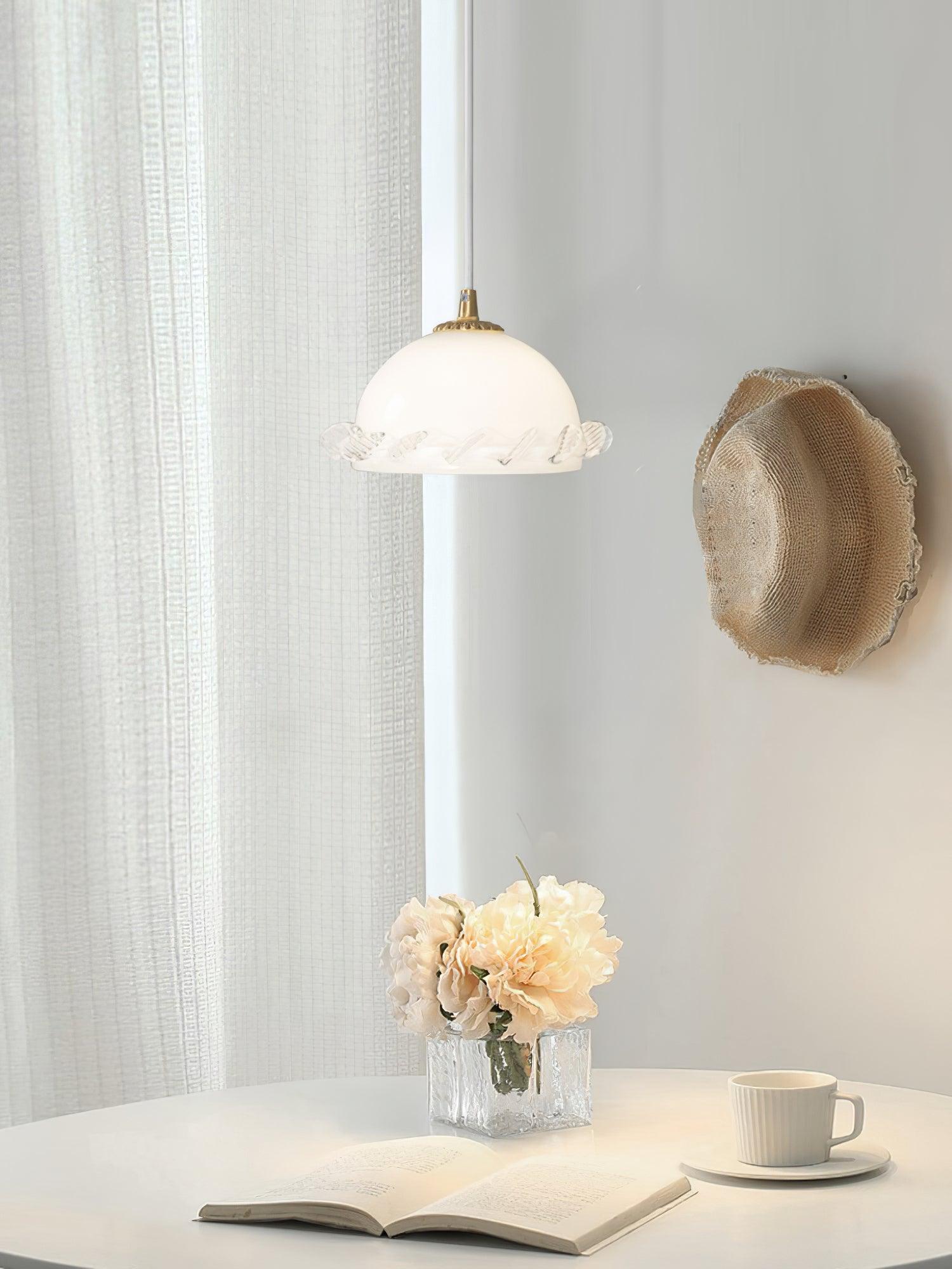 White_Glass_Antique_French_Pendant_Light_14