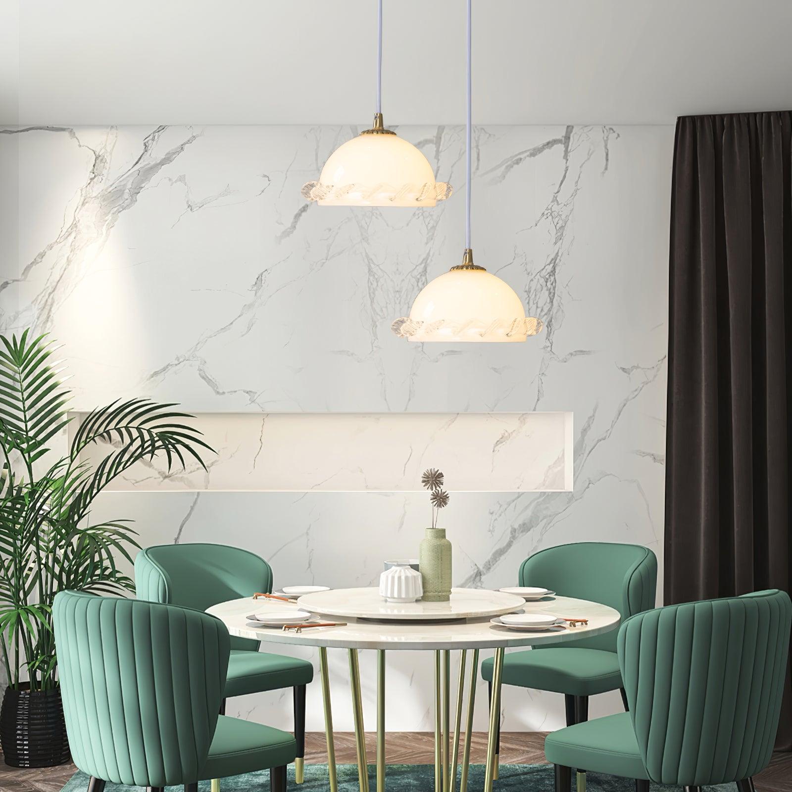 White_Glass_Antique_French_Pendant_Light_5