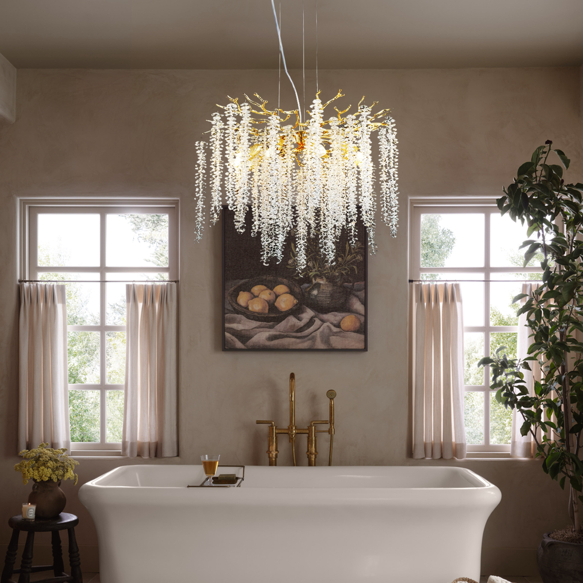 Wisteria_Flower_Crystal_Chandelier_1