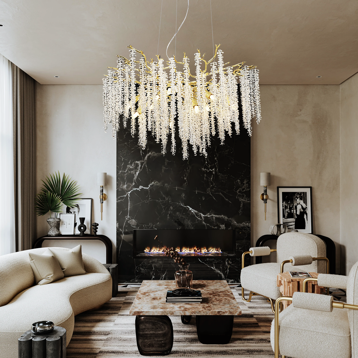 Wisteria_Flower_Crystal_Chandelier_2