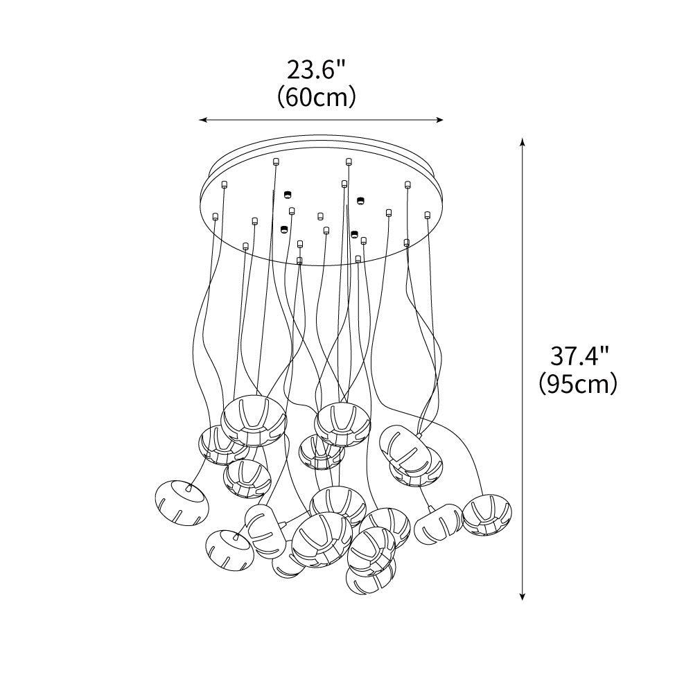 Wood-Pumpkin-Cluster-Chandelier-5