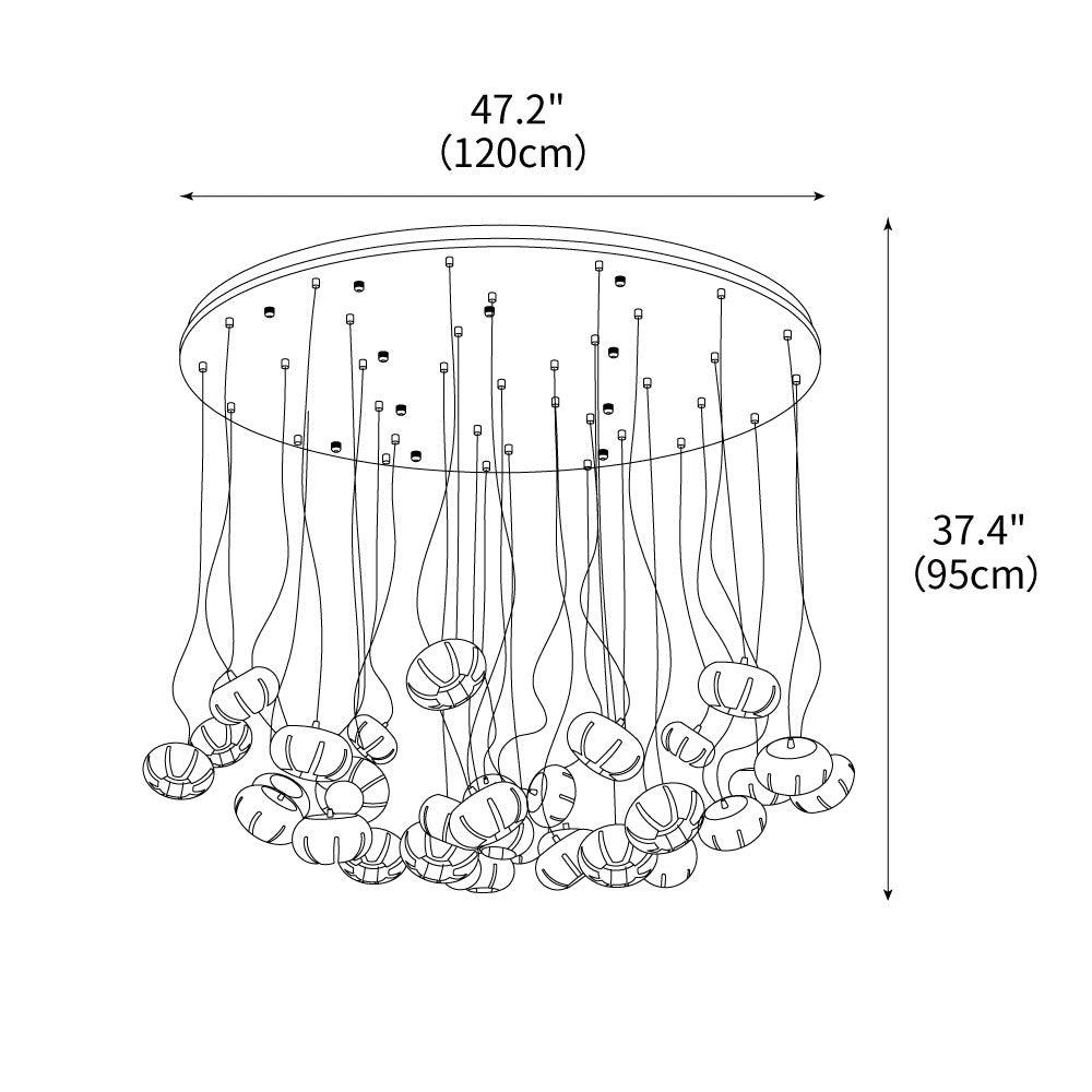 Wood-Pumpkin-Cluster-Chandelier-6